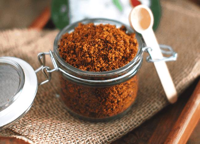 Jar of chammanthi podi